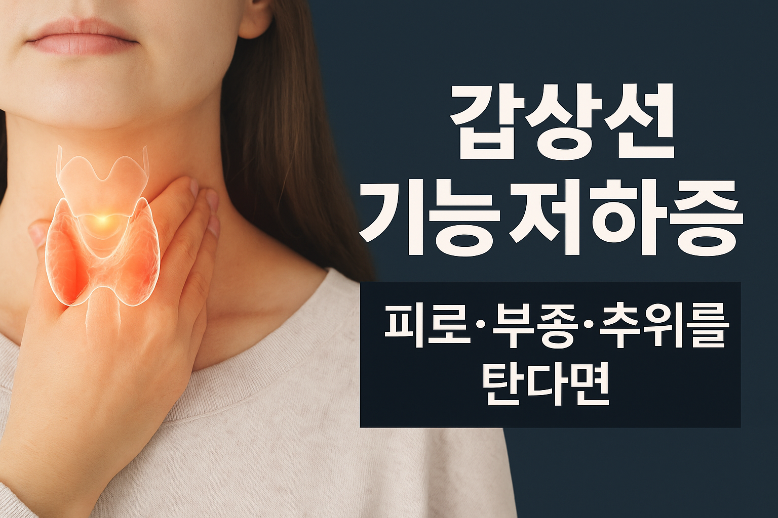 갑상선 기능저하증: 피로·부종·추위를 탄다면