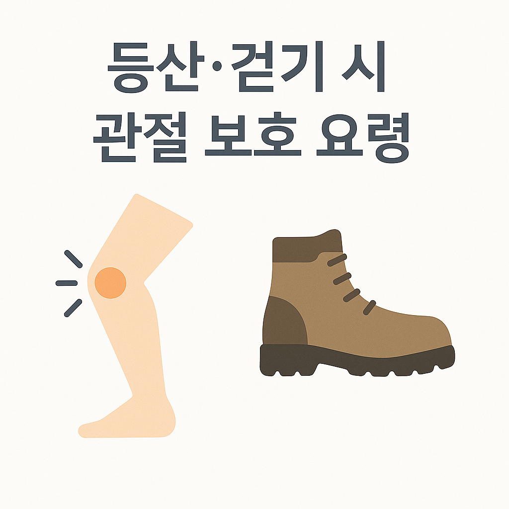 등산·걷기 시 관절 보호 요령