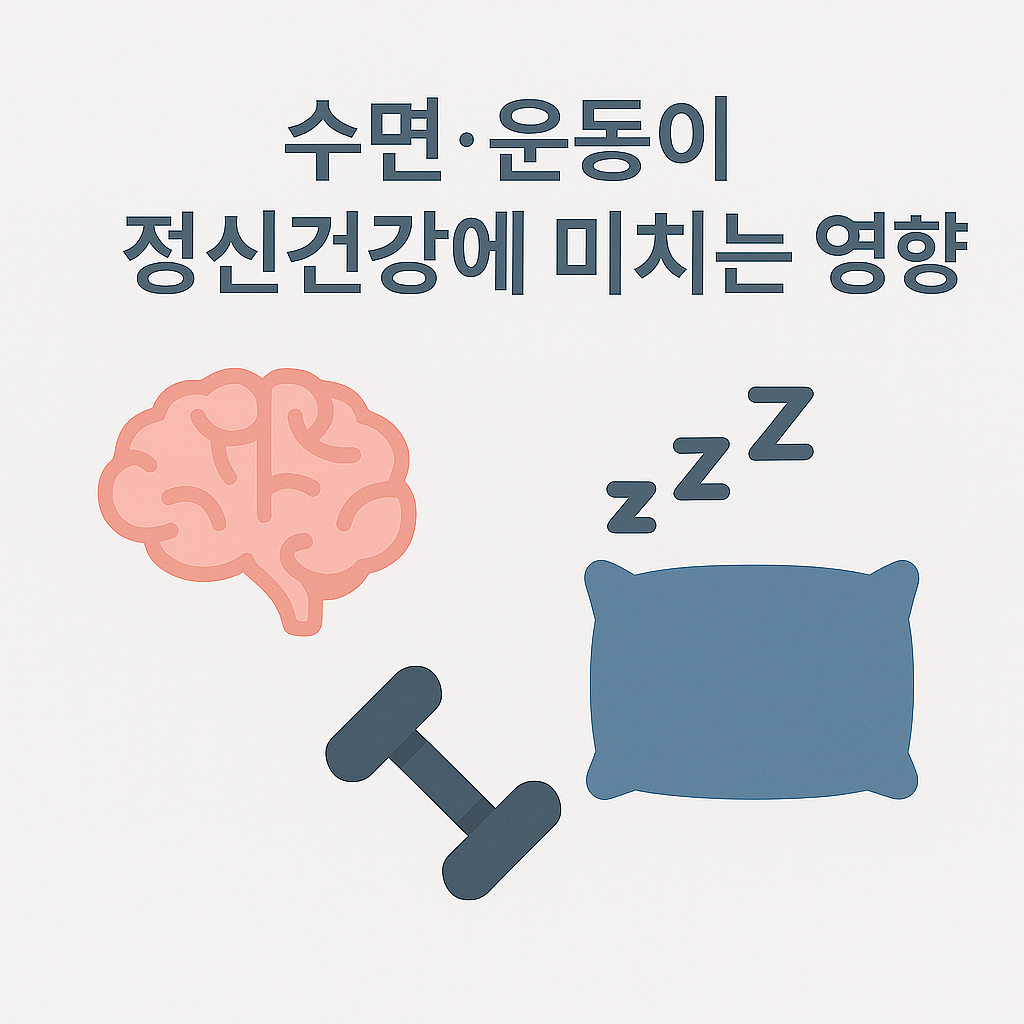 수면·운동이 정신건강에 미치는 영향