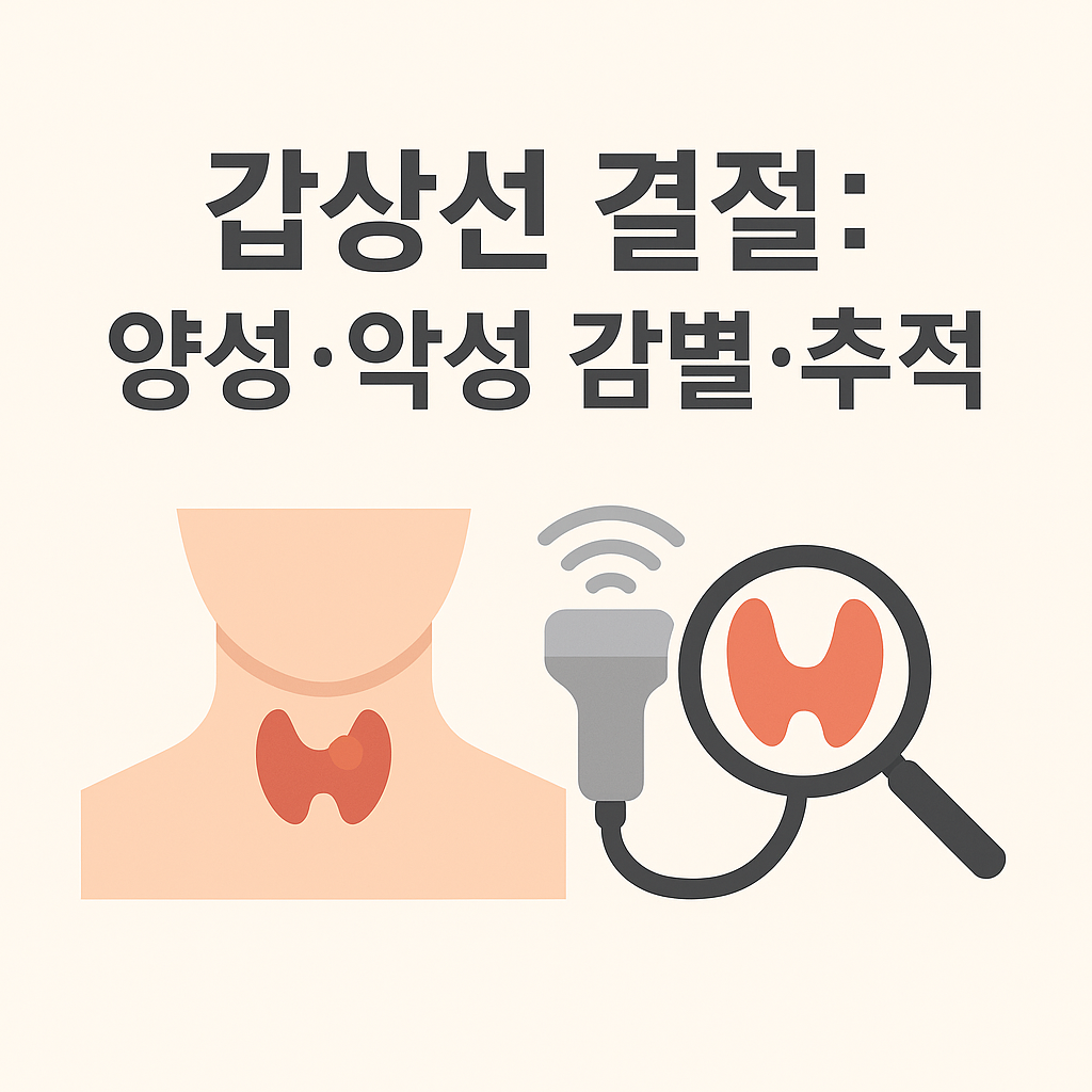 갑상선 결절 양성·악성 감별·추적