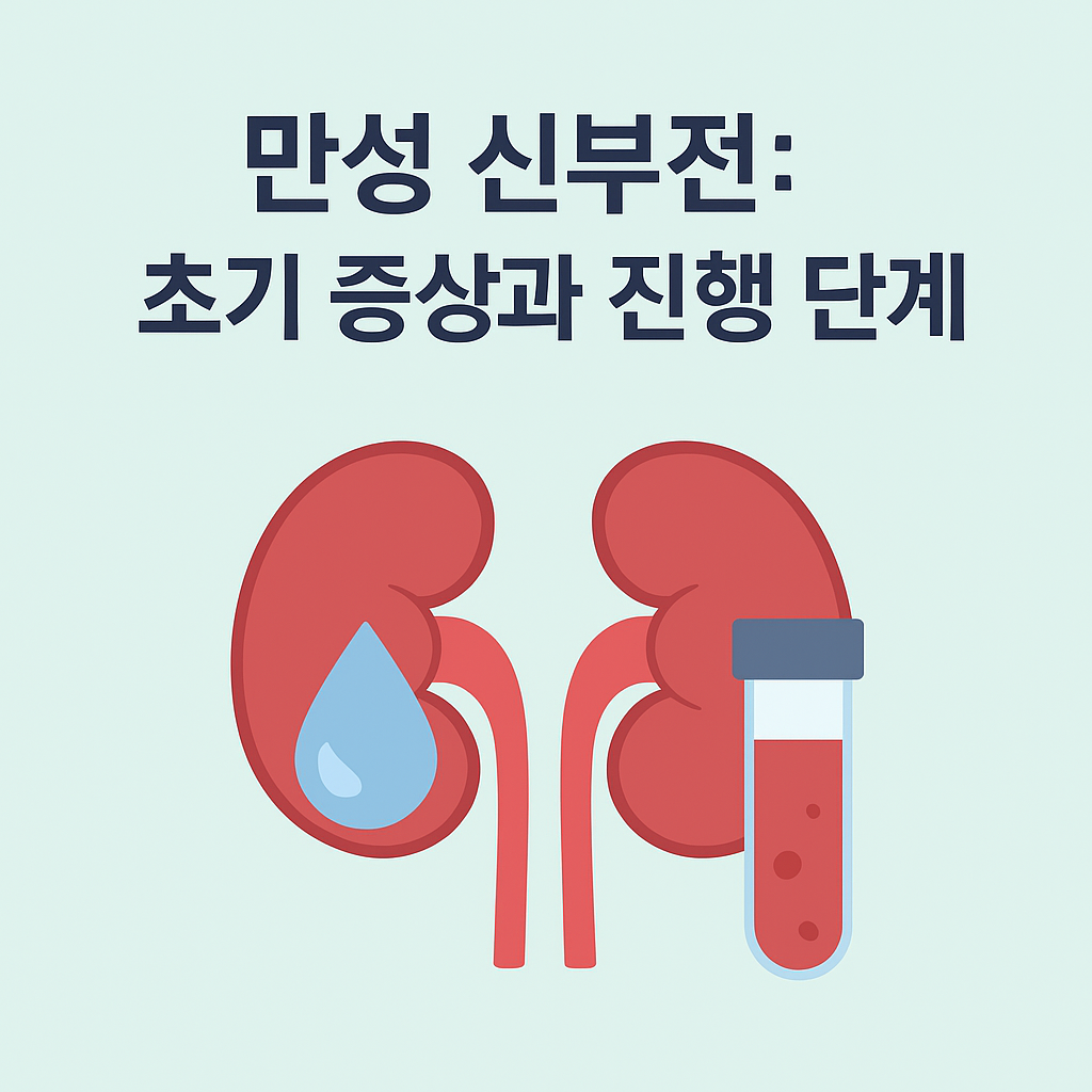 만성 신부전: 초기 증상과 진행 단계