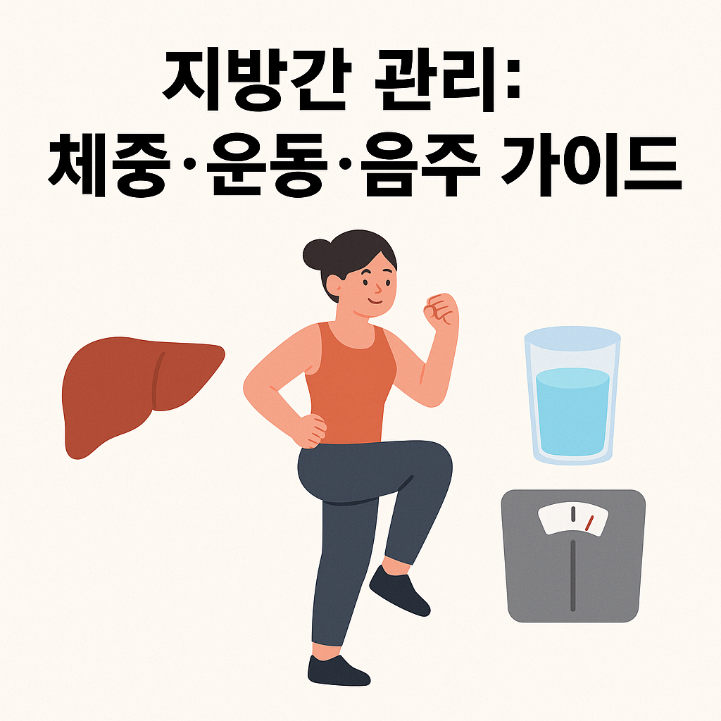 지방간 관리: 체중·운동·음주 가이드
